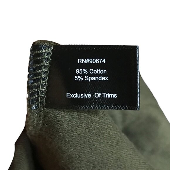 Boston Proper Olive Green Long Sleeve Dress - Picture 3 of 4